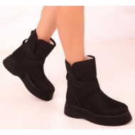  soho women`s black suede boots & booties 18480