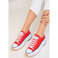 soho red women`s sneakers 18158