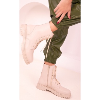 soho beige women`s boots & booties 18368 σε προσφορά