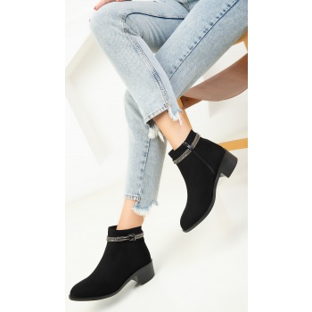 soho black suede women`s boots  σε προσφορά