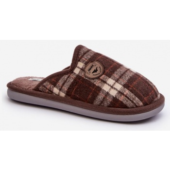 men`s brown slippers kallile σε προσφορά