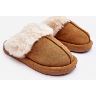  children`s slippers with fur camel befana