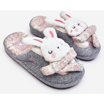 children`s bunny slippers with thick σε προσφορά