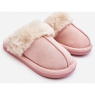  pink befana children`s slippers with fur