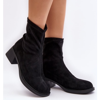 black women`s aphroteia low-heeled boots σε προσφορά