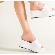  capone outfitters capone women`s wedge heels and single strap women`s flatform slippers.