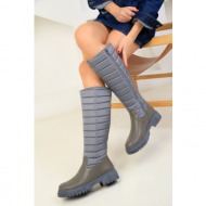  soho women`s gray boots 18564