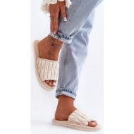  women`s classic beige rirovi slippers