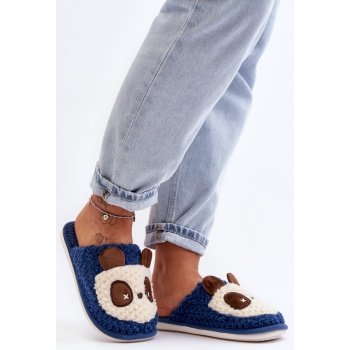 women`s warm slippers, navy blue priseth σε προσφορά