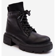  women`s boots with sock black rivella