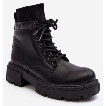 women`s boots with sock black rivella σε προσφορά