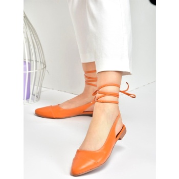 fox shoes orange women`s tied ankle σε προσφορά