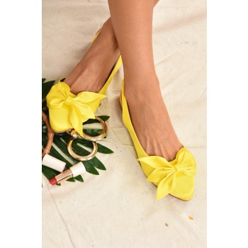 fox shoes women`s yellow fabric flats σε προσφορά