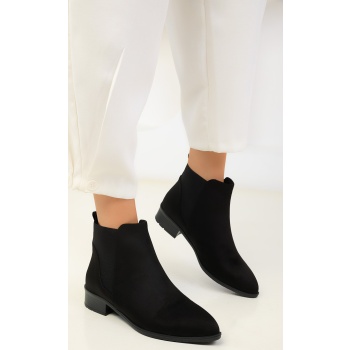 soho women`s black suede boots & bootie σε προσφορά