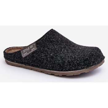 men`s inblu slippers dark grey σε προσφορά