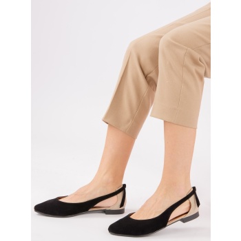 fox shoes women`s black/nude flats with σε προσφορά
