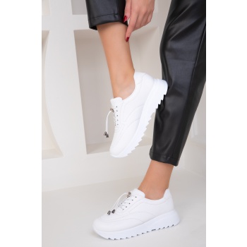 soho white women`s sneaker 18731
