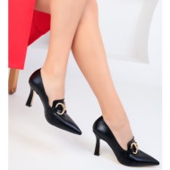  soho black women`s classic heeled shoes 18716