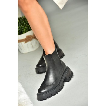 fox shoes women`s black thick soled σε προσφορά