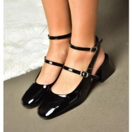  fox shoes p654137008 black mary jane patent leather low heel women`s shoes maryjan