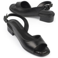  capone outfitters capone open front black women`s heeled shoes