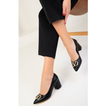 soho women`s black-gold classic heeled σε προσφορά