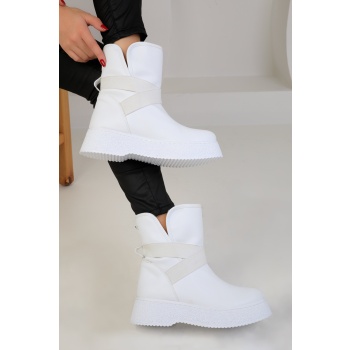 soho women`s white boots & bootie 18480 σε προσφορά