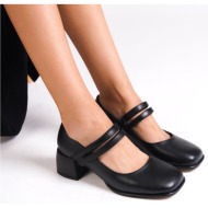  capone outfitters blunt toe double buckle mary jane shoes