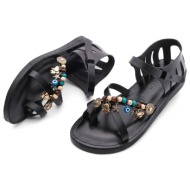  marjin women`s eva sole flip-flops daily sandals kitaz black