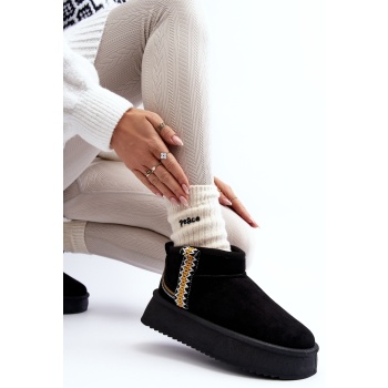 platform snow boots with black udra σε προσφορά