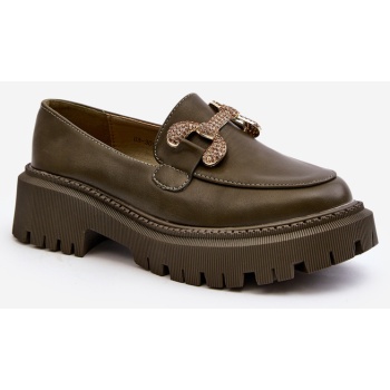 women`s loafers with decoration, dark σε προσφορά