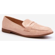  women`s classic loafers pink olevin