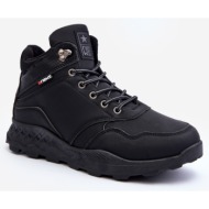  men`s insulated trekking boots black daviana