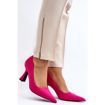 classic high heels with fuchsia σε προσφορά