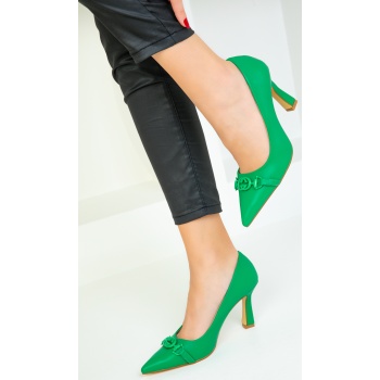 soho green women`s classic heeled shoes