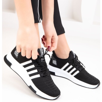 soho women`s black and white sneakers σε προσφορά