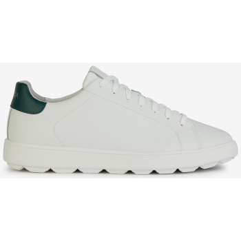 white men`s leather sneakers geox σε προσφορά