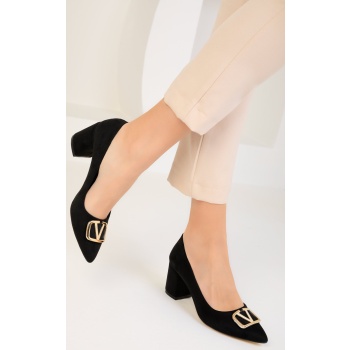 soho women`s black suede-gold classic σε προσφορά