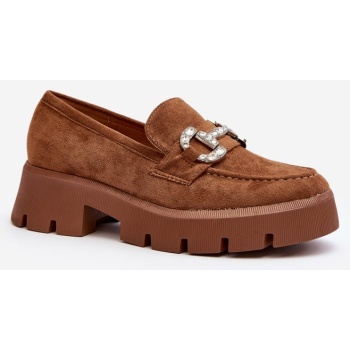 women`s loafers with camel ellise σε προσφορά