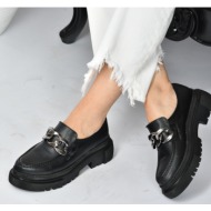  fox shoes black thick soled women`s casual shoes