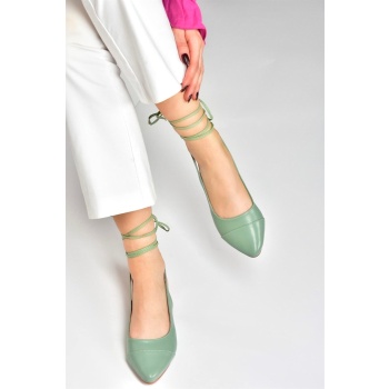 fox shoes green women`s tied ankle σε προσφορά