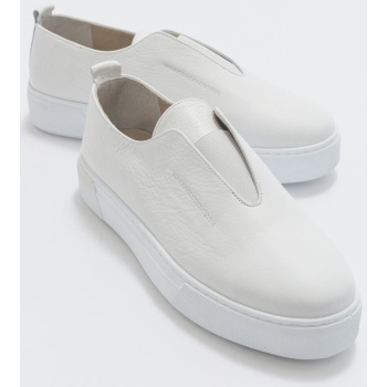 luvishoes ante white leather men`s shoes σε προσφορά