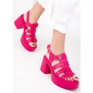  soho women`s fuchsia classic heeled shoes 18823