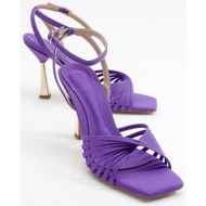  luvishoes bosset women`s purple heeled shoes