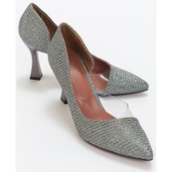  luvishoes 653 platinum silvery heels women`s shoes