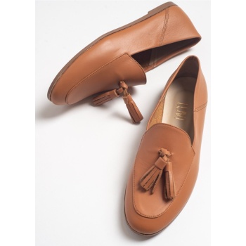 luvishoes f04 tan skin genuine leather σε προσφορά