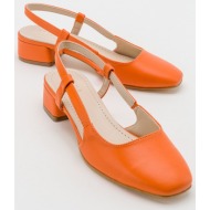  luvishoes 66 women`s orange skin heeled sandals