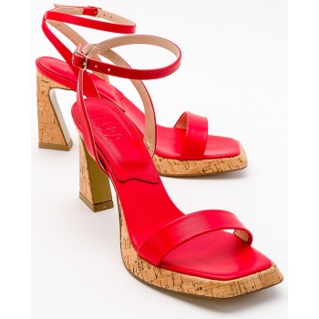luvishoes reina red skin women`s heeled σε προσφορά