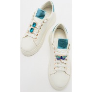  luvishoes spay white women`s sports sneakers