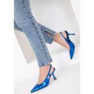  soho women`s saxe blue classic heeled shoes 18820